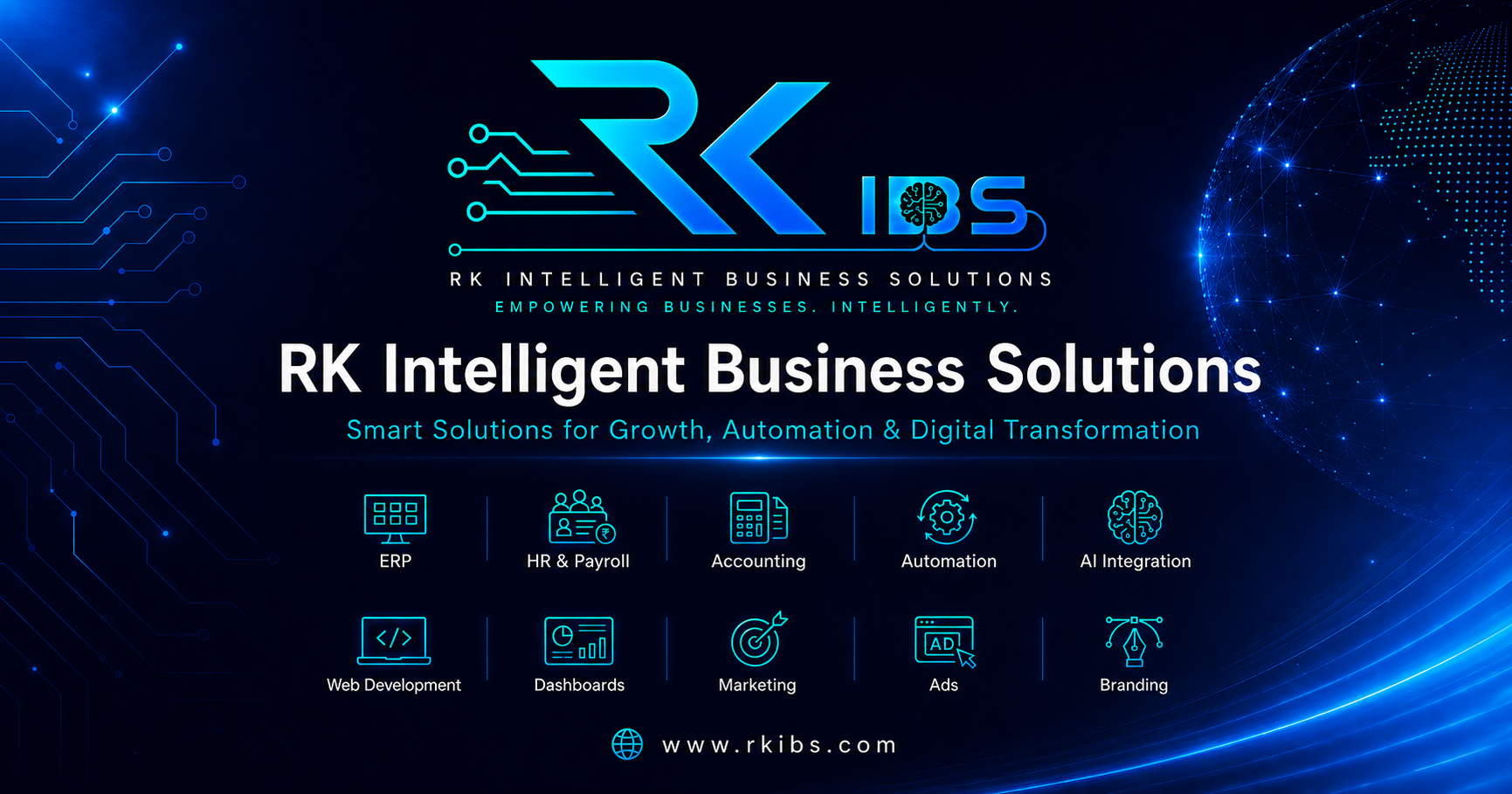 RK IBS — Smart Solutions for Growth, Automation & Digital Transformation